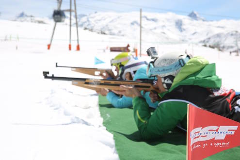 Cours de biathlon dans les Vosges