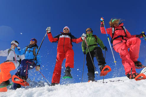 Cours de raquettes dans les Vosges